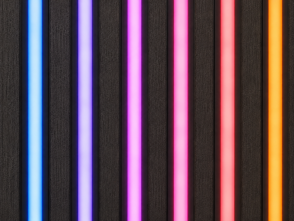 Wall Panel LED Lighting - Multicolour (6 pcs)