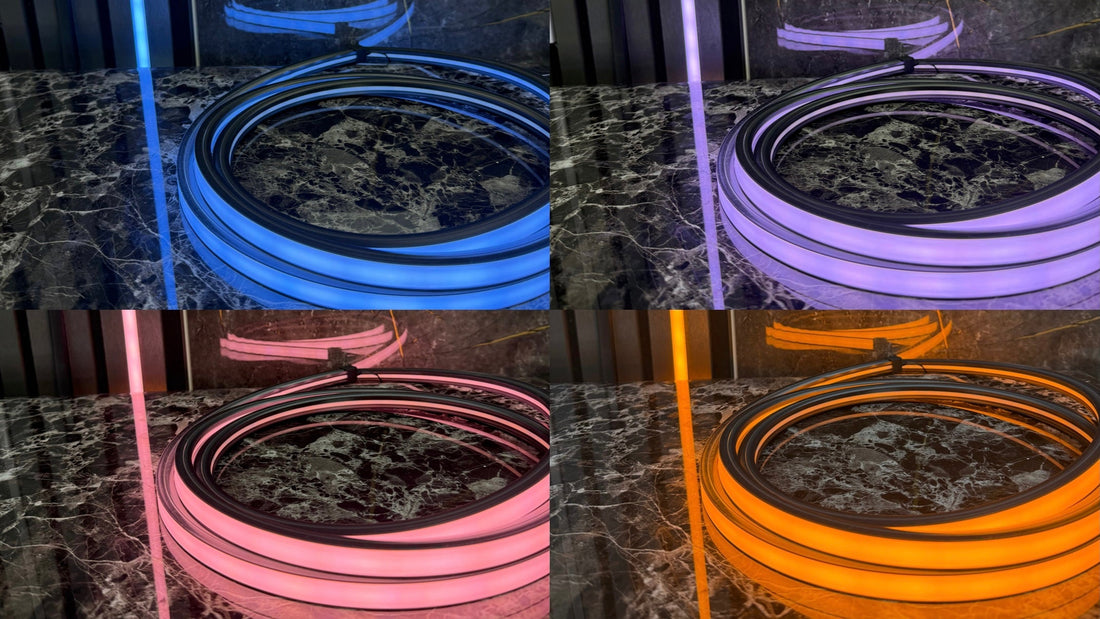 Wall Panel LED Lighting - Multicolour Flexible (4 pcs)