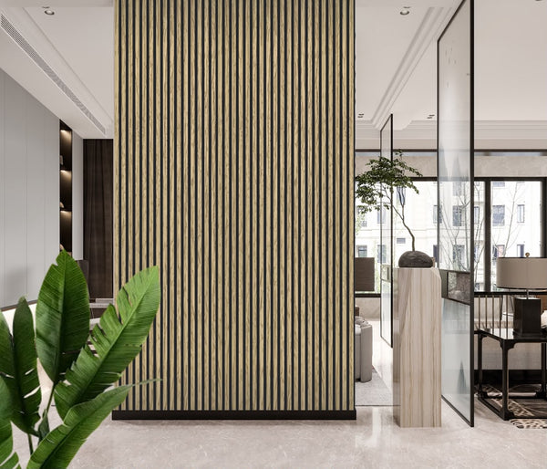 Acoustic Wall Panel - Oak - Premium Three-Sided - 240cm