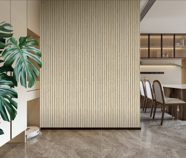 Acoustic Wall Panel - Oak - Premium Three-Sided - 240cm
