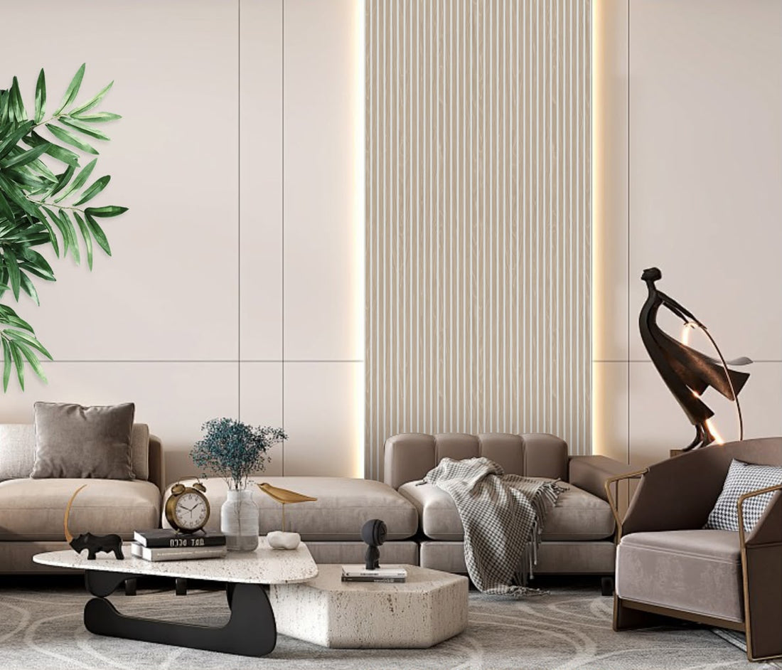 Acoustic Wall Panel - Shadow Oak - Premium Three-Sided - 240cm