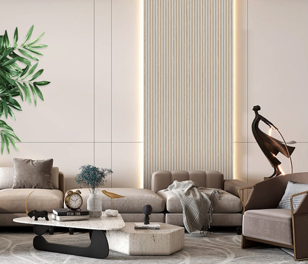 Acoustic Wall Panel - Shadow Oak - Premium Three-Sided - 240cm