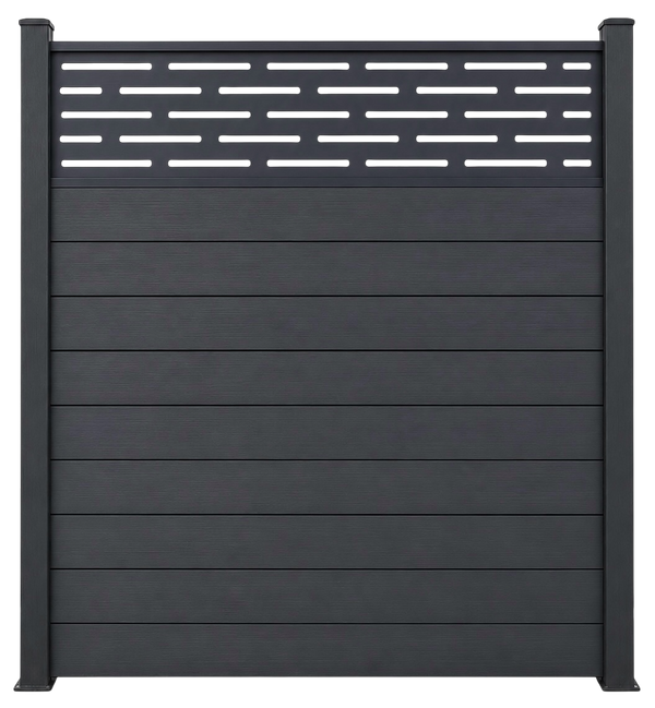 COMPOSITE LATTICE FENCING 02 - STRIPS | Home Hub Direct