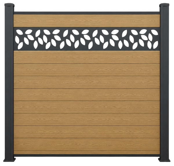 COMPOSITE LATTICE FENCING 01 - FLOWER | Home Hub Direct