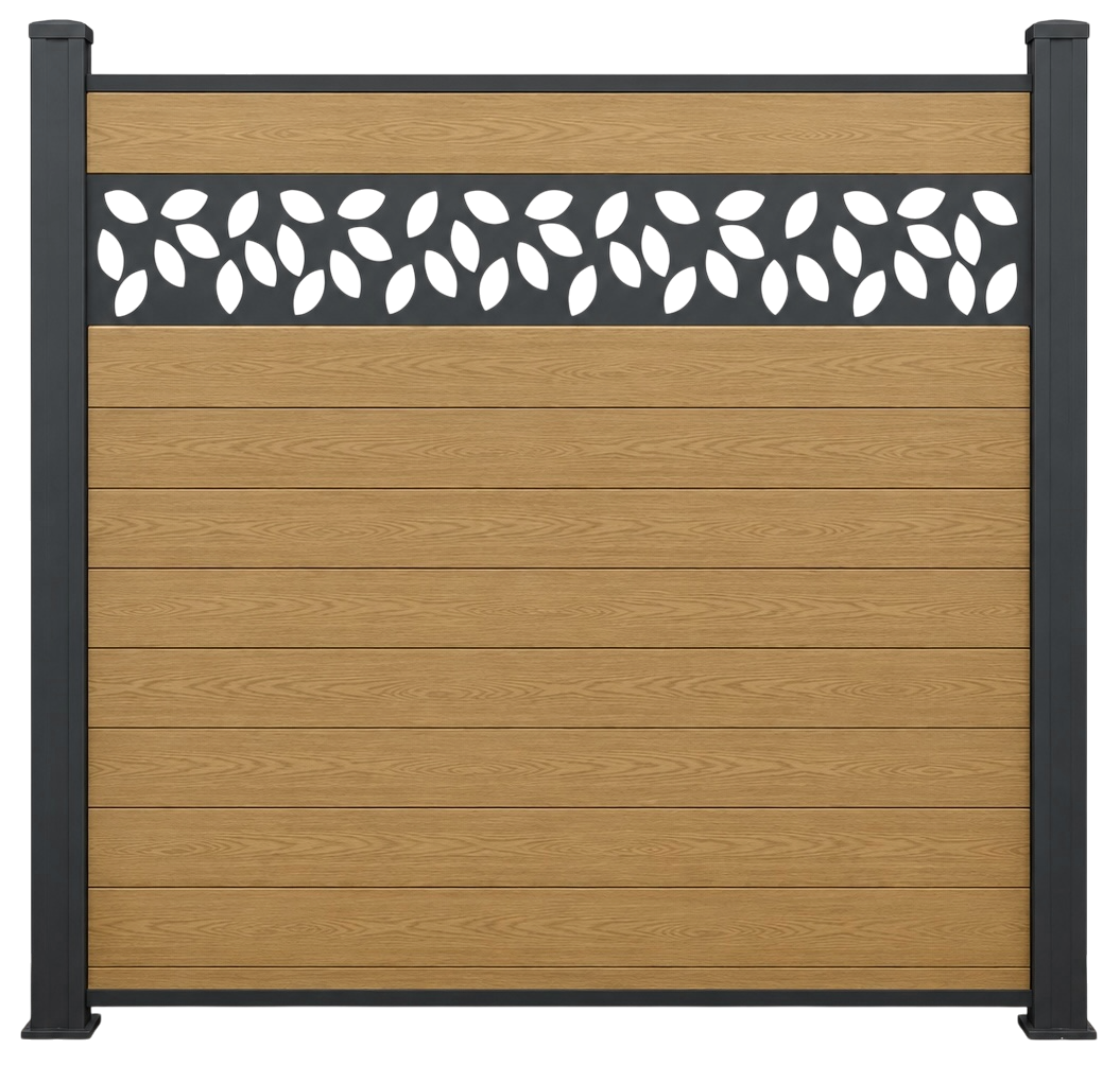 COMPOSITE LATTICE FENCING 01 - FLOWER