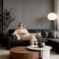 Acoustic Wall Panel 240x60cm - Concrete