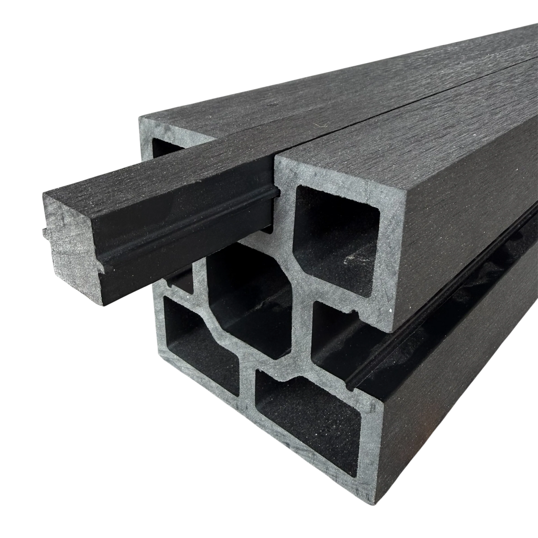 Fence Post - Black - 240cm (8”)