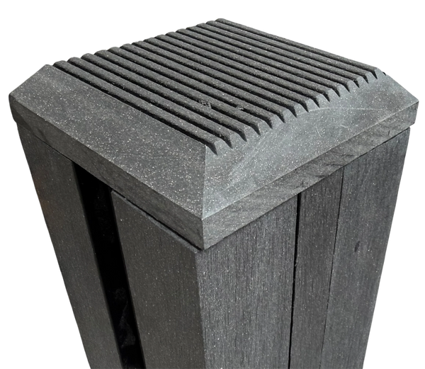 Fence Post - Black - 240cm (8”)