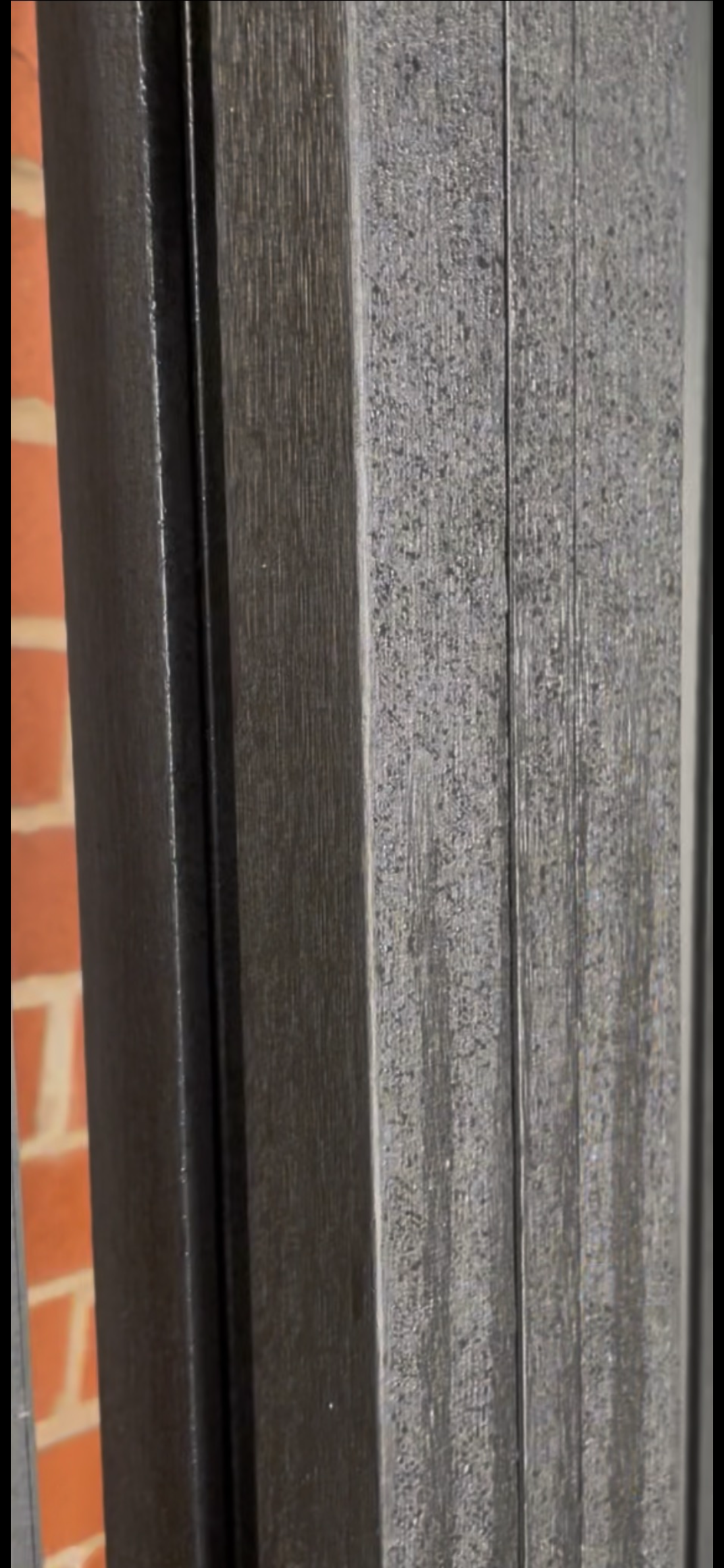 Fence Post - Black - 240cm (8”)