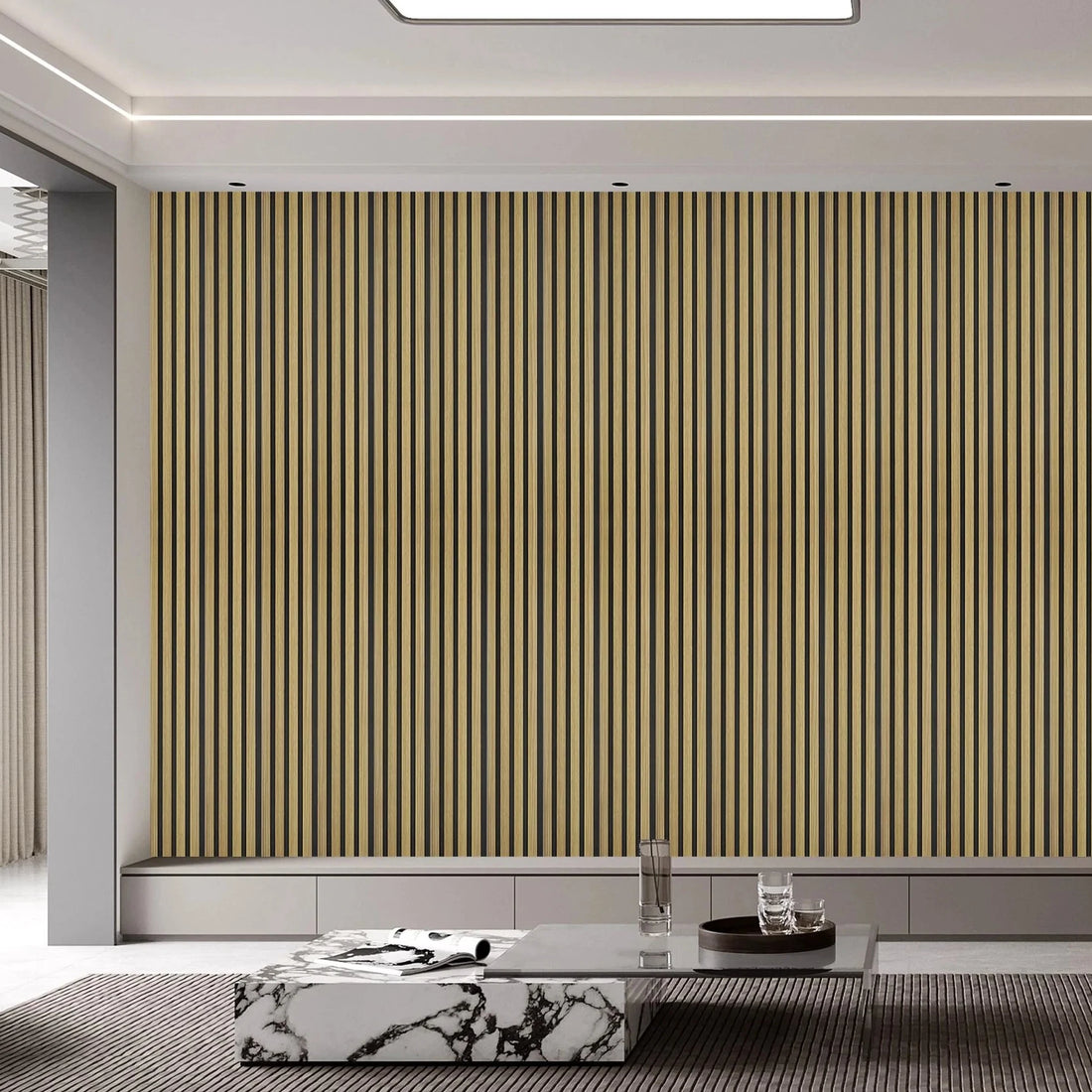 Oak Wall Panel - Seamless - 240cm - (12pcs)