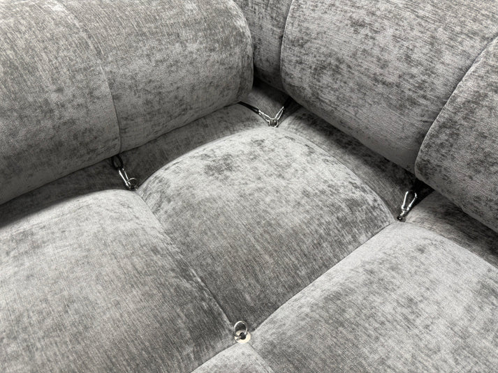 Milan Black Compression Sofa