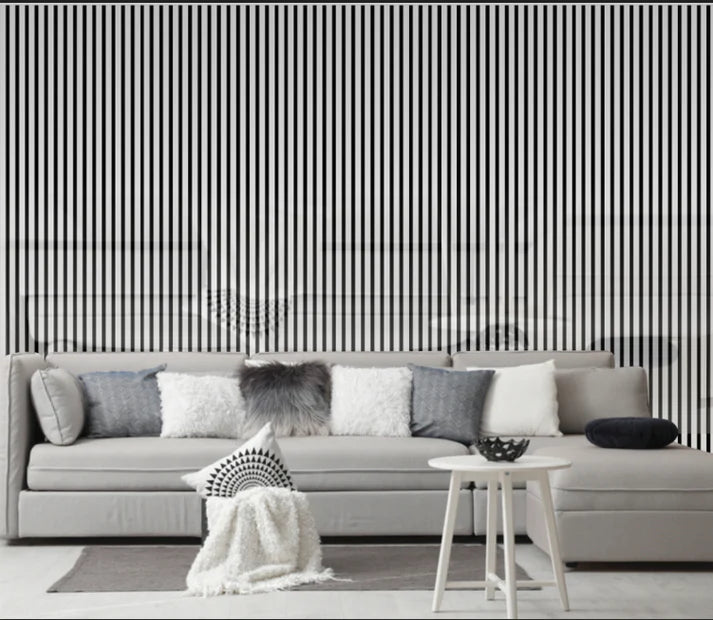 Acoustic Wall Panel 240x60cm - Shiny Silver