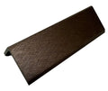 ACOUSTIC WALL PANEL END TRIM - METALLIC BROWN