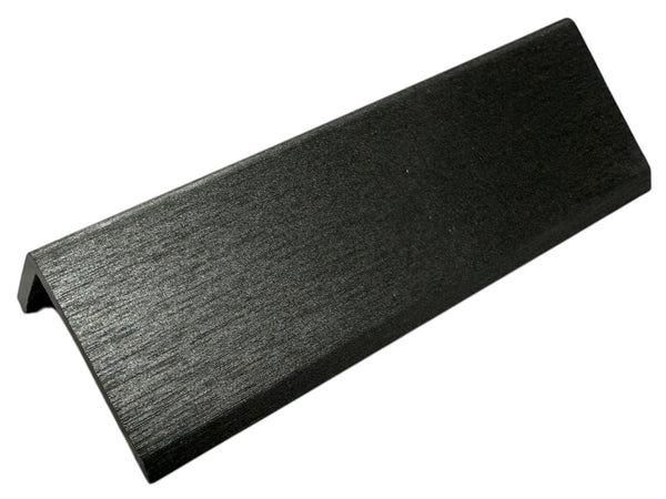 ACOUSTIC WALL PANEL END TRIM - METALLIC DARK GREY | Home Hub Direct