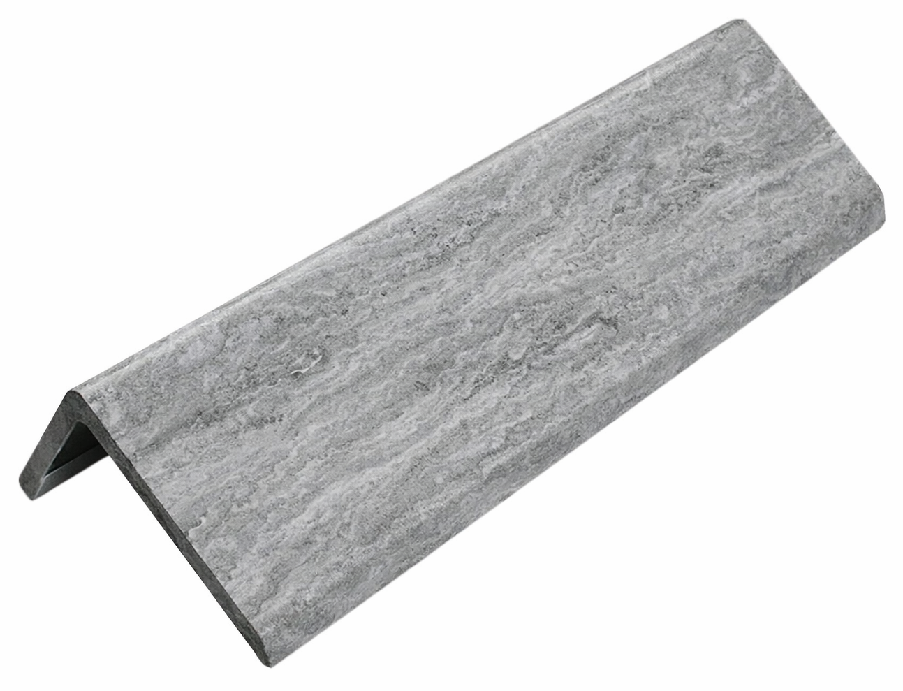ACOUSTIC WALL PANEL END TRIM - GREY MARBLE