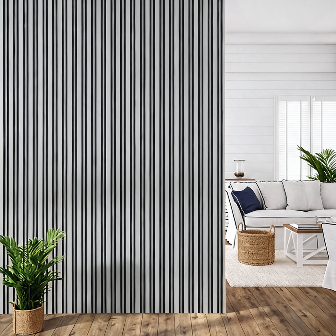 Acoustic Wall Panel 240cm - Light Grey