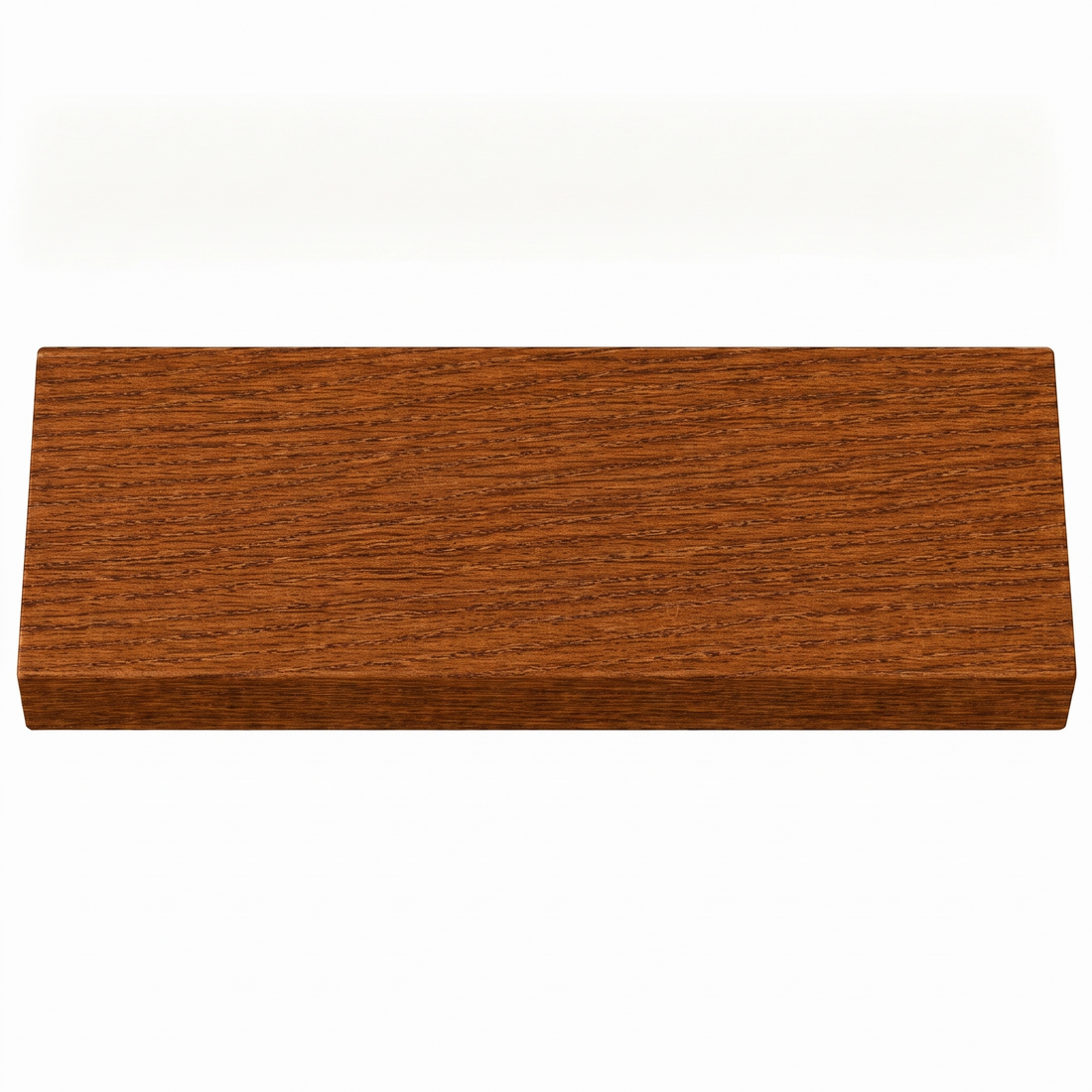 Acoustic Wall Panel End Trim 240cm - Teak Oak