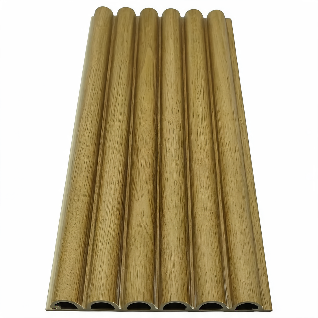 Fluted Wall Panel 240cm - Oak - Seamless