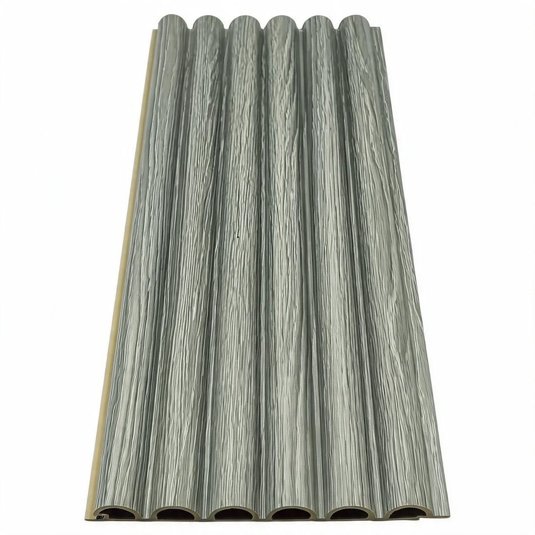 Fluted Wall Panel 240cm - MId Grey - Seamless