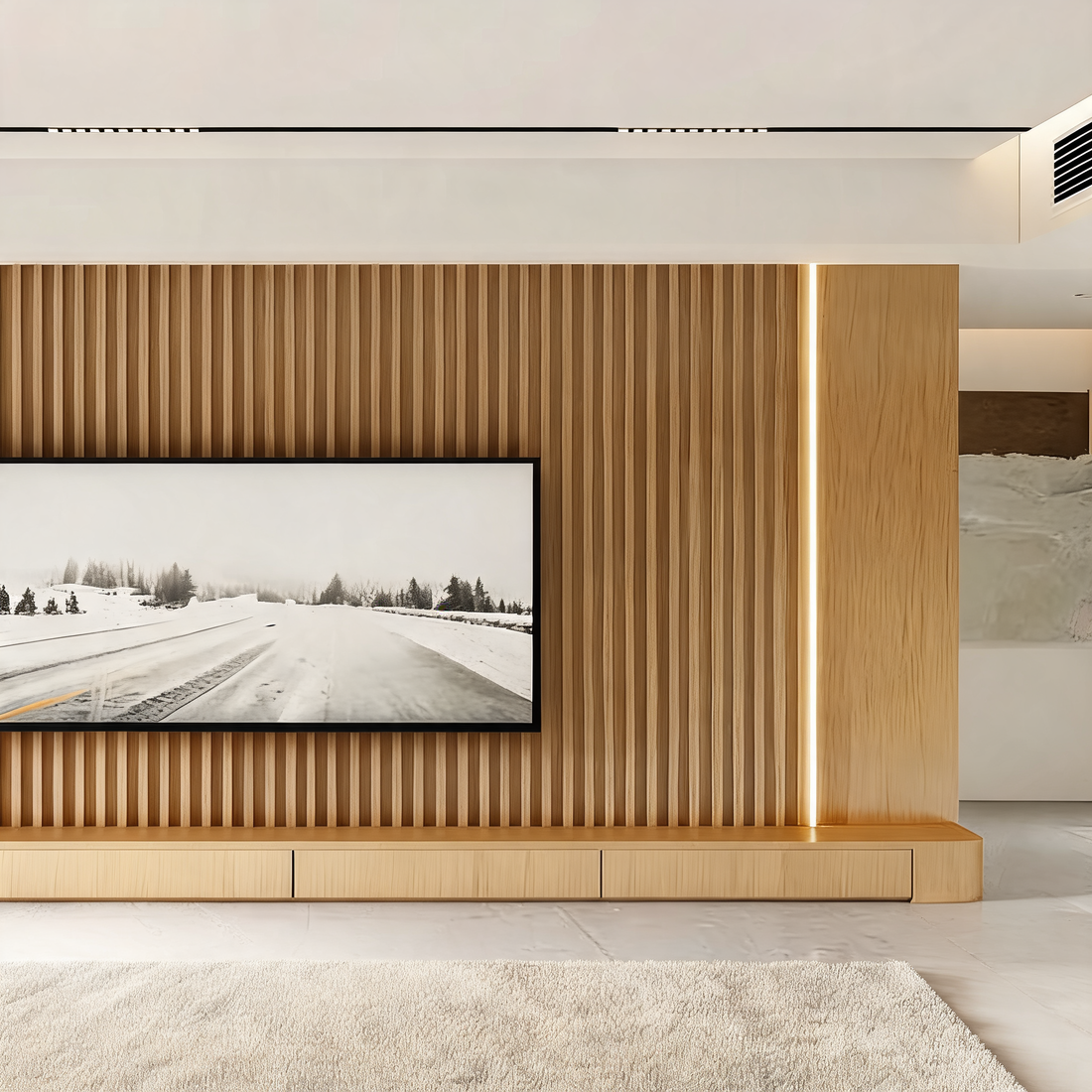 Wall Panel - Oak - Seamless - 240cm