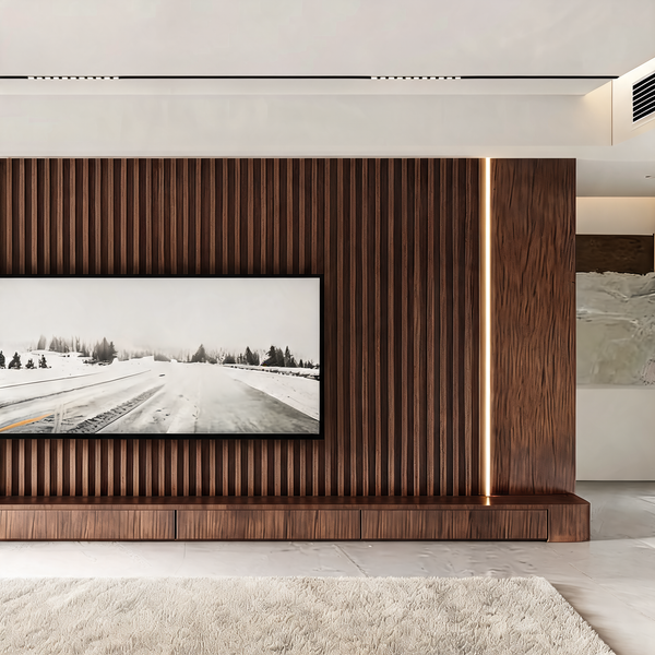 Wall Panel - Walnut - Seamless - 240cm