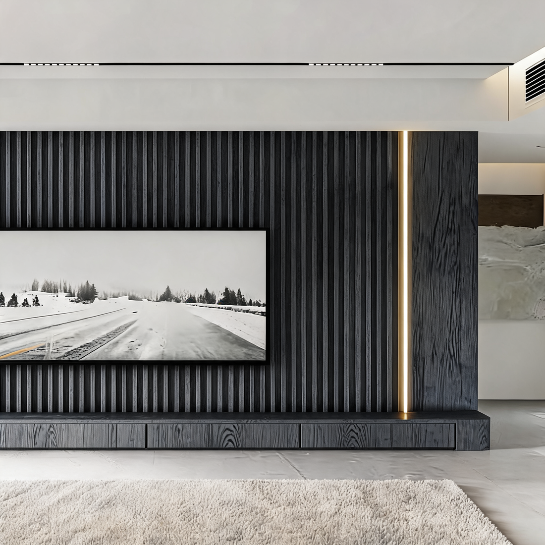 Wall Panel - Dark Grey - Seamless - 240cm
