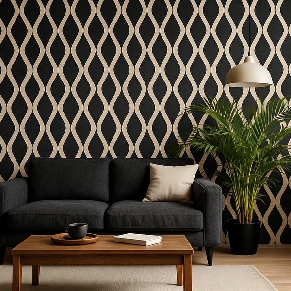 Wall Panel - Oak Waves - Acoustic - 240cm