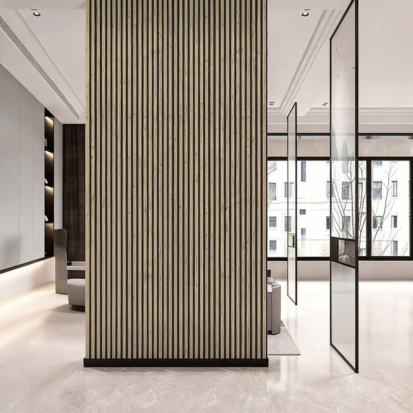 Acoustic Wall Panel - Oak - Premium Three-Sided - 240cm