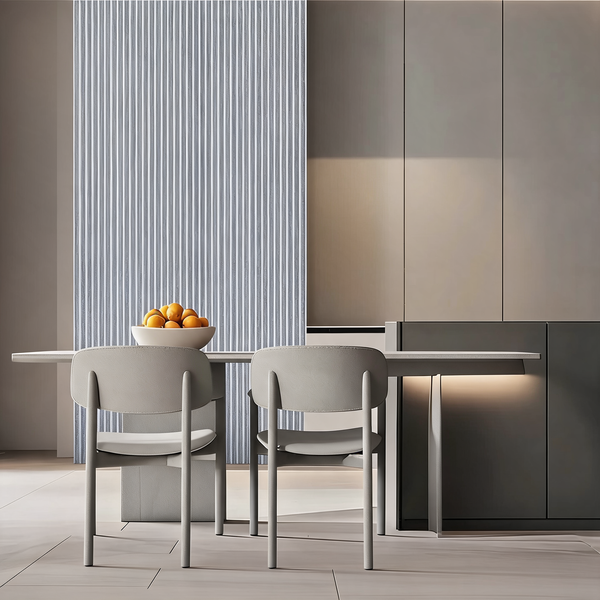 Acoustic Wall Panel - Grey Oak - Premium Three-Sided - 240cm