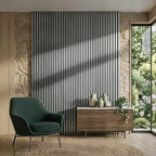 Acoustic Wall Panel 240x60cm - Metallic Dark Grey 01WJ