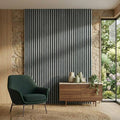 Acoustic Wall Panel 280x60cm - Grey Marble