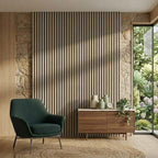 Acoustic Wall Panel 280x60cm - Oak